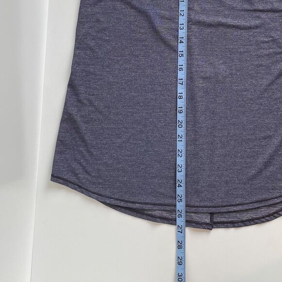 Lululemon Singlet Tank Top Size 4 Heathered Navy Activewear Athleisure Summer - Picture 8 of 8